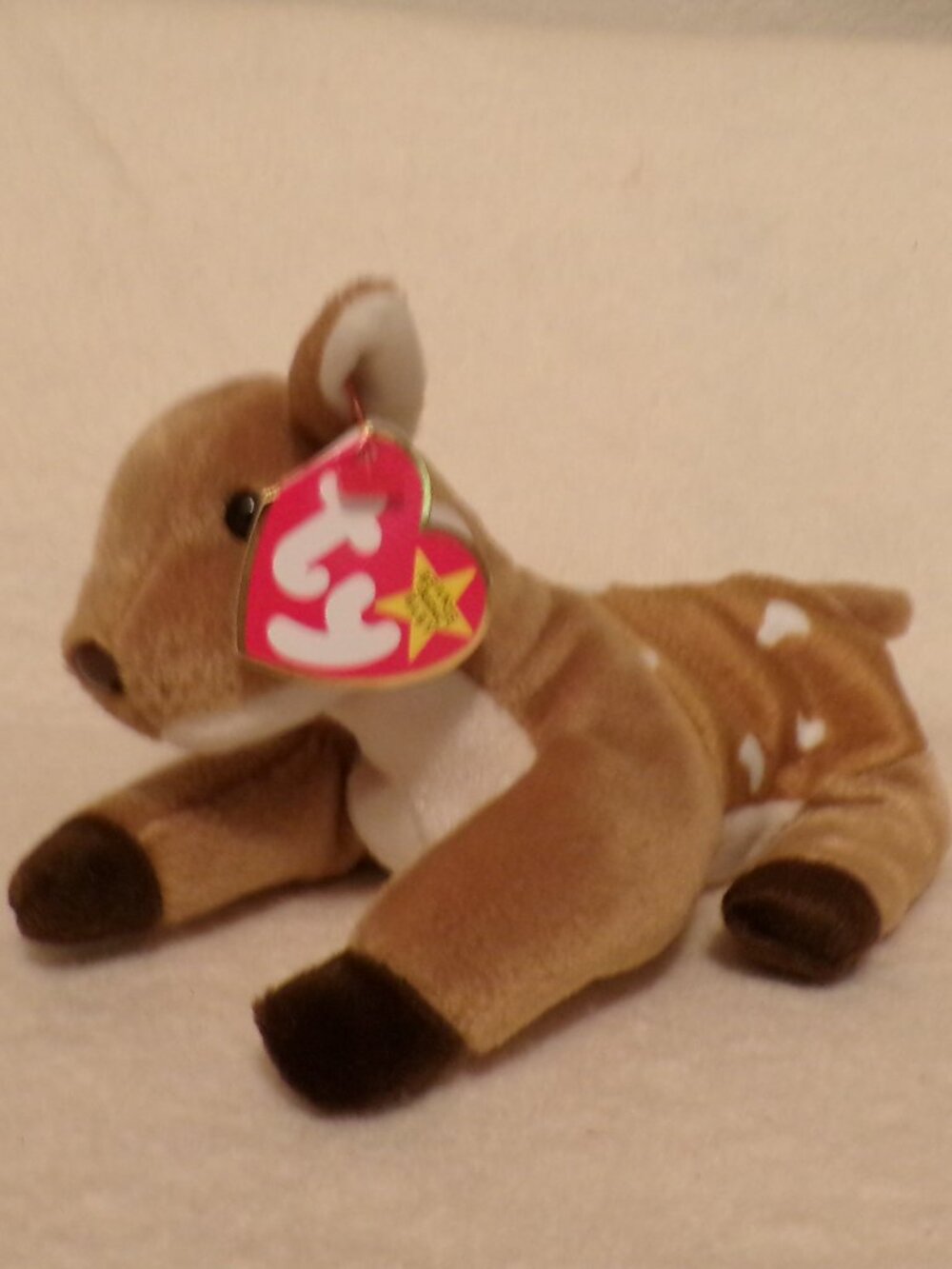 Ty Beanie Babies Whisper Deer 1997 vintage Retired Original Plush Toy